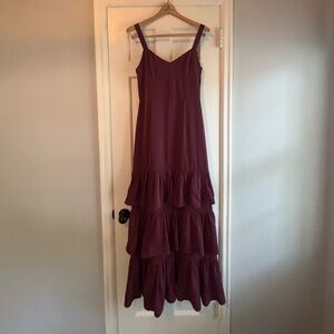 Abercrombie & Fitch Burgundy Maxi Dress